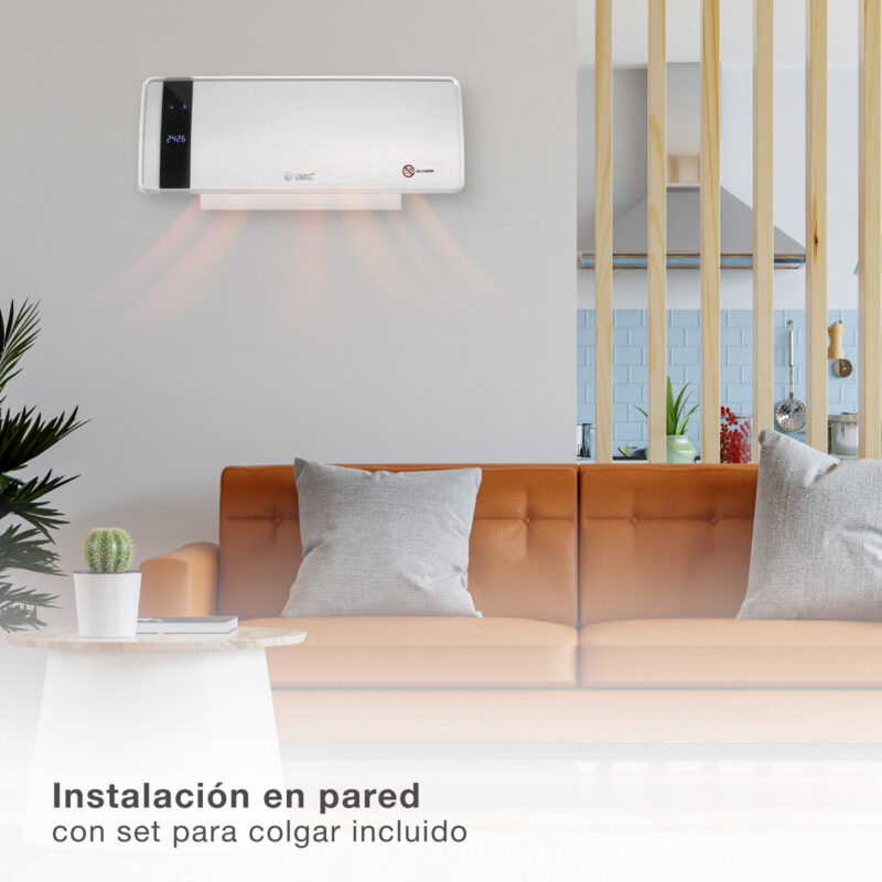 Calefactor split de pared 2000W para baños IPX2 - Imagen 5